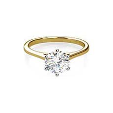 Ophelia yellow gold diamond ring