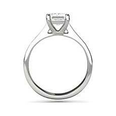 Verity square cut diamond ring