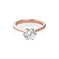 Pandora rose and white gold engagement ring