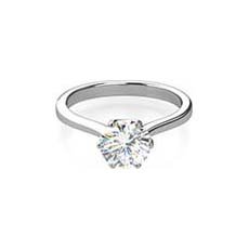 Pandora platinum diamond engagement ring