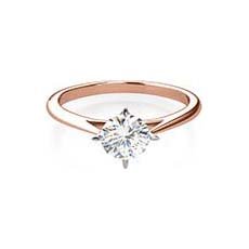Lily rose gold engagement ring