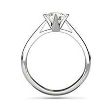 Lily platinum ring