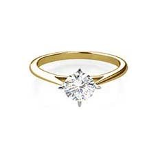 Lily yellow gold engagement ring