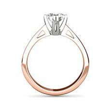 Grace rose gold engagement ring