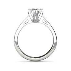 Grace platinum diamond ring