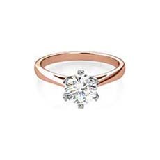 Naomi rose gold engagement ring
