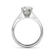 Naomi white gold diamond ring