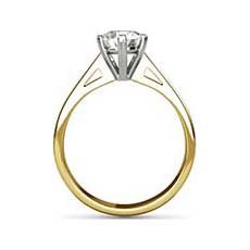 Naomi yellow gold diamond ring