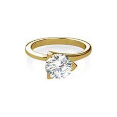 Cecilia yellow gold engagement ring