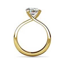 Cecilia yellow gold diamond ring
