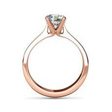Francesca rose gold engagement ring