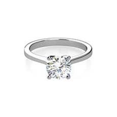 Francesca platinum diamond solitaire ring