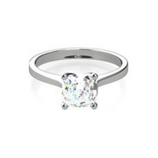 Sabrina diamond solitaire ring