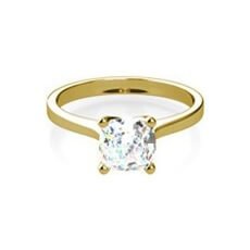 Sabrina yellow gold diamond ring
