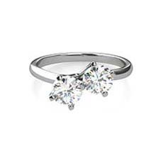 Alison diamond crossover ring