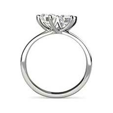 Alison diamond crossover ring