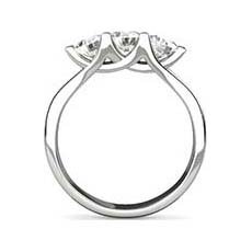 Samara 3 stone diamond ring