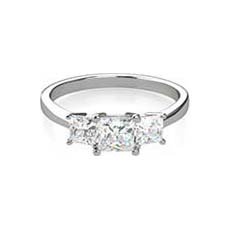 Zara radiant cut engagement ring