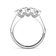 Ariana 3 stone engagement ring
