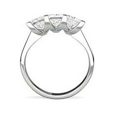 Imogen square diamond engagement ring