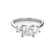 Calista 3 stone diamond ring