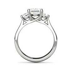 Calista square cut diamond ring