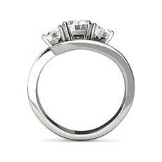 Hannah 3 stone diamond ring