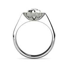 Paris diamond halo ring