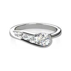 Penelope five stone diamond ring