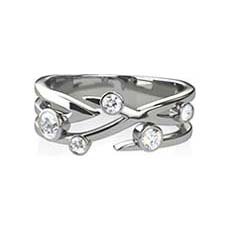 Matilda 5 stone diamond ring
