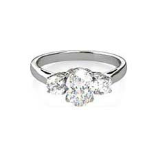 Scarlett oval engagement ring