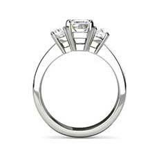 Karina three stone engagement ring